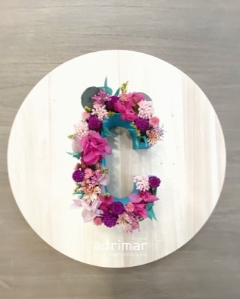 LETRAS Y NÚMEROS FLOR PRESERVADA - SLIM - Imagen 7